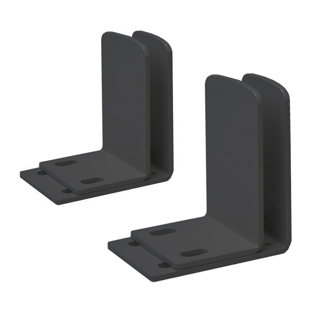 Крепление уголок RAL9005, черный (комплект)