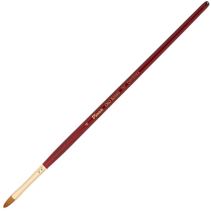 Кисть для рисования "Pinax ORO ROSSO", синтетика, плоскоовальная, №4