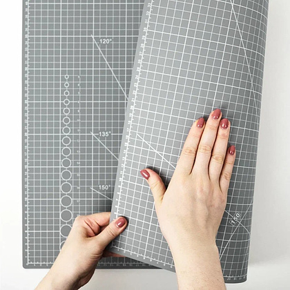 Коврик для резки "Малевичъ", А1, пятислойный, серый - 10