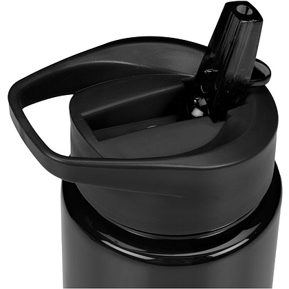 Бутылка для воды "Speedy", 700 мл, пластик, прозрачный, черный - 5