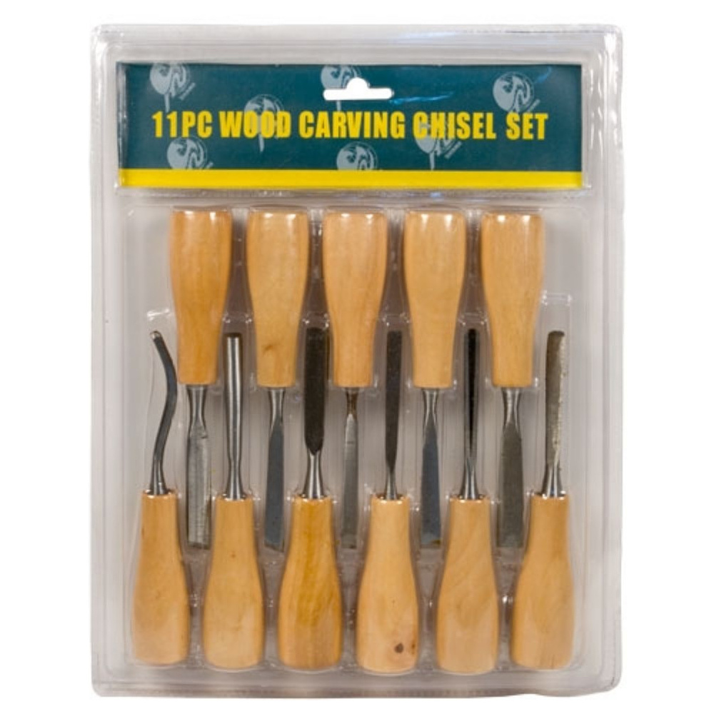 Резцы по дереву "Сонет", набор 11 шт., блистер