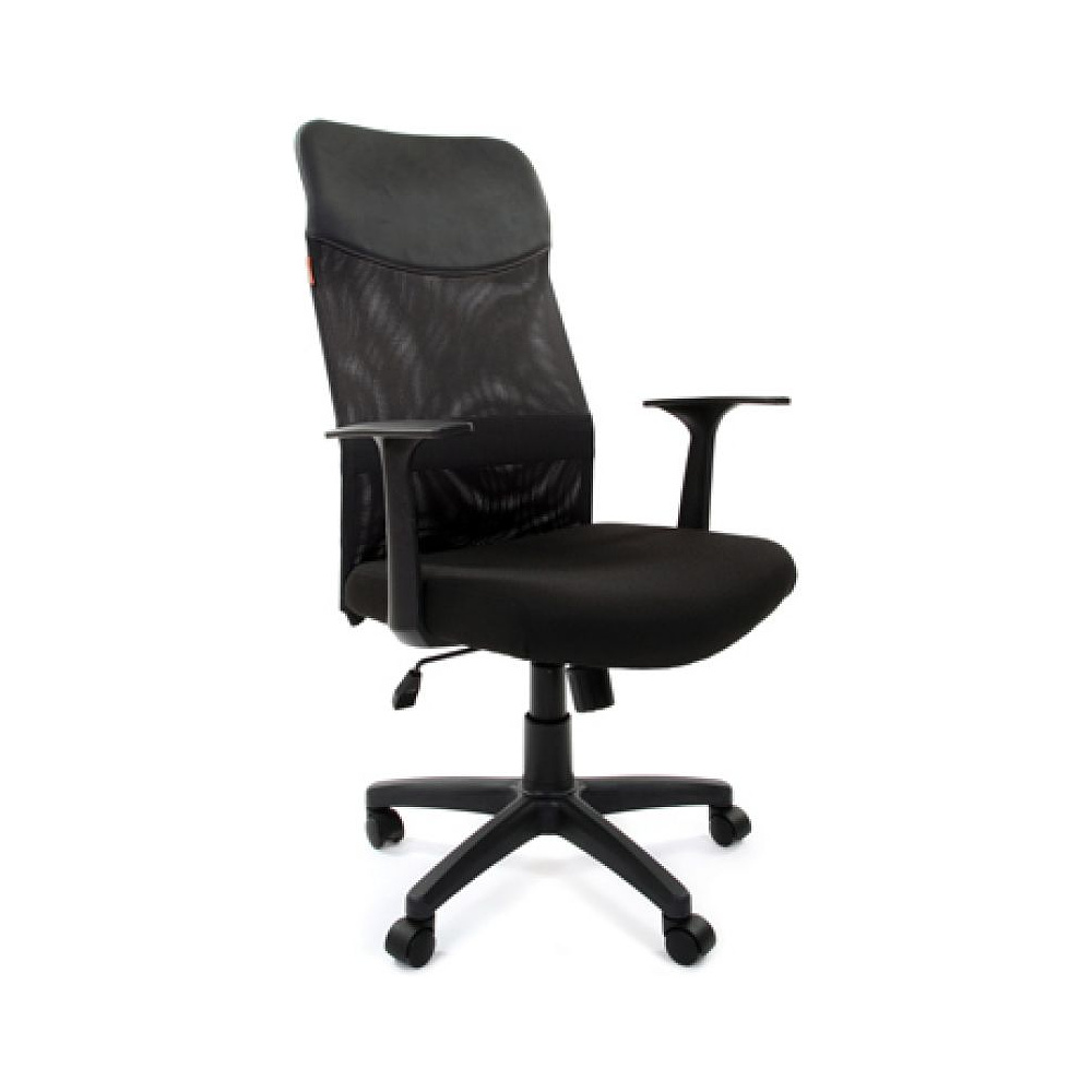 Кресло для руководителя "Chairman 610 LT", ткань, пластик, черный