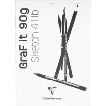 Скетчбук "Graf It", A4, 90 г/м2, 80 листов, белый