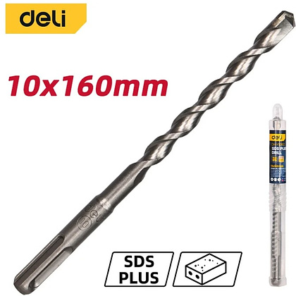 Бур по бетону Deli YS EDH-Y101600, 10x160 мм, SDS-PLUS - 2