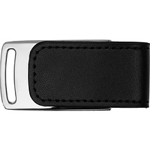 USB Flash накопитель 3.0 64 Gb VDL-014, металл, кожзам, черный 