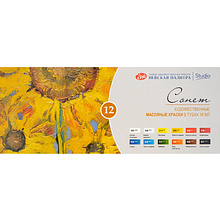 Краски масляные "Сонет" набор 12 цветов