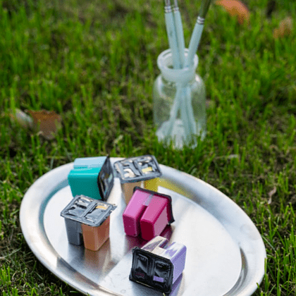 Краски акриловые"Himi Jelly Cup", набор 48 цветов, 12 мл, кювета, пластиковый футляр - 21