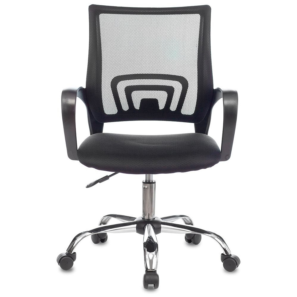 Кресло для персонала Бюрократ "CH-695NLTSL", сетка, ткань, металл, черный - 2
