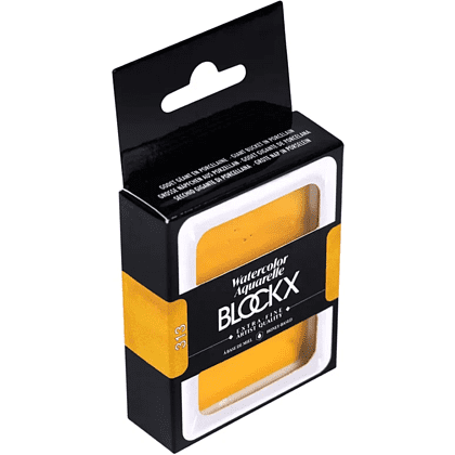 Краски акварельные "Blockx. Giant pan", 313 основной желтый, 18 мл., кювета - 4