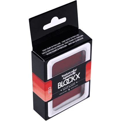 Краски акварельные "Blockx. Giant pan", 333 перилен красный, 18 мл., кювета - 4