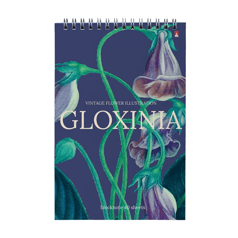 Блокнот "Цветы. Паттерн", A5, 40 листов, в клетку, ассорти - 4