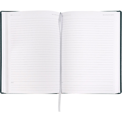 Ежедневник недатированный "Pelle Siena", А5, 272 страницы, зеленый - 7