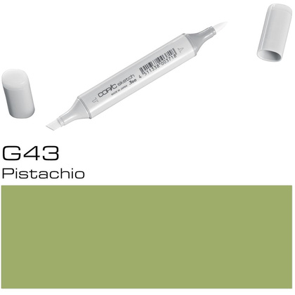 Маркер перманентный "Copic Sketch", G-43 фисташковый