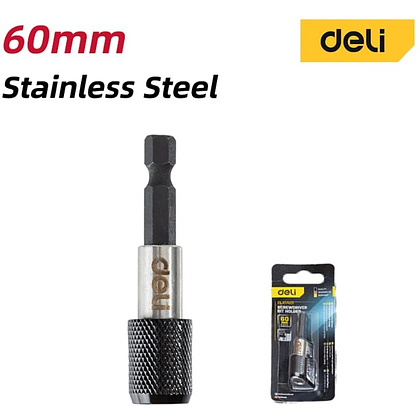 Держатель бит (насадок) Deli YS EDL107401, магнитный, набор 2 шт., 60мм, 1/4", с фиксатором - 2