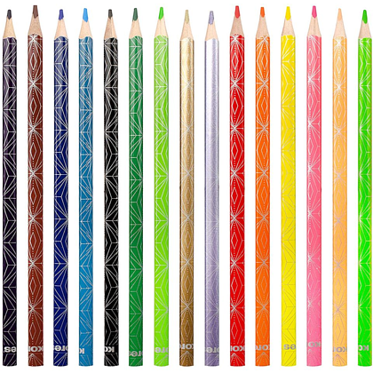 Цветные карандаши "Kolores Style", 15 цветов, -30% - 2
