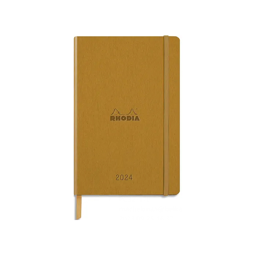 Ежедневник датированный "Rhodiatime", A5, 160 страниц, линованный, коричневый