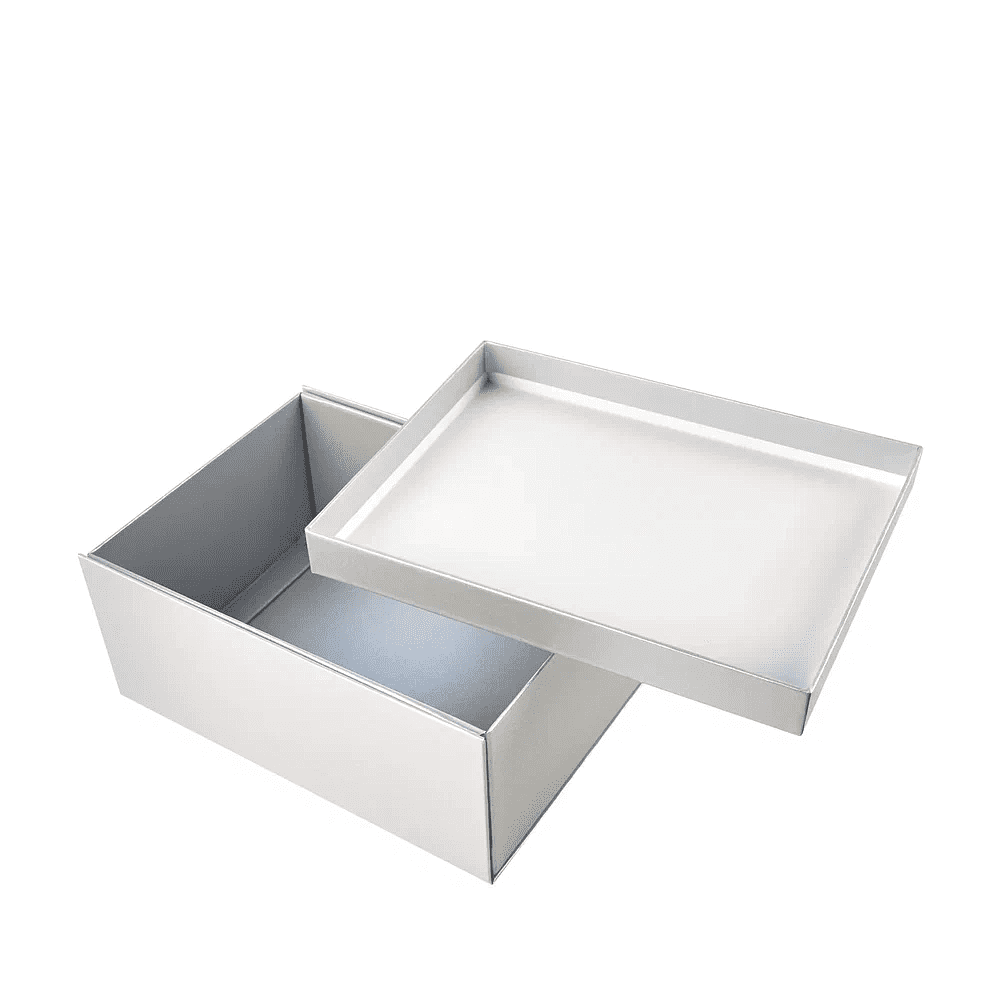 Коробка картонная, 220х160х95 мм, серебро - 4