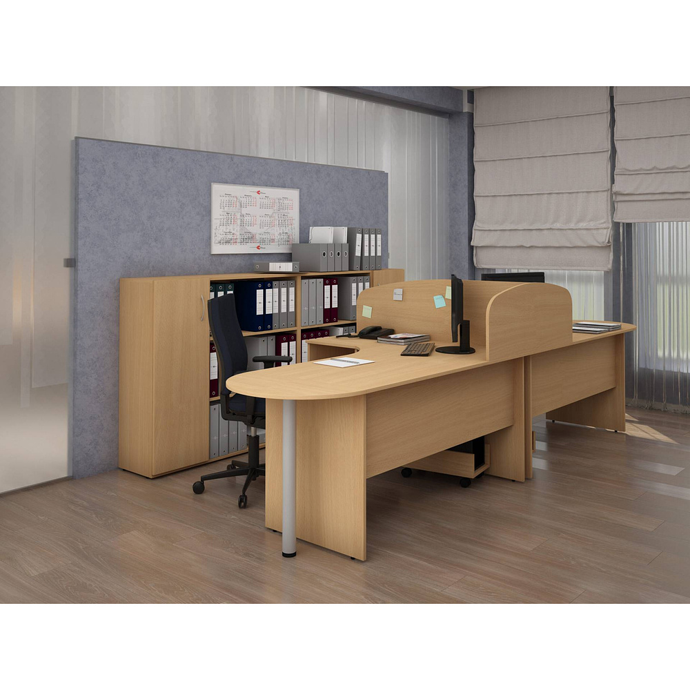 Коллекция Столица стойка угловая С-060, 900х900х1150 мм, дуб сонома - 4