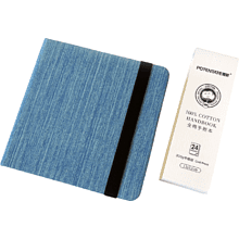 Cкетчбук для акварели "Potentate", холодный пресс, 12х12 см, 300 г/м2, 24 листа, джинс