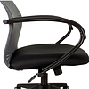Кресло для руководителя Бюрократ "CH-607 TW-04", Neo Black, сетчатая ткань, темно-серый - 8