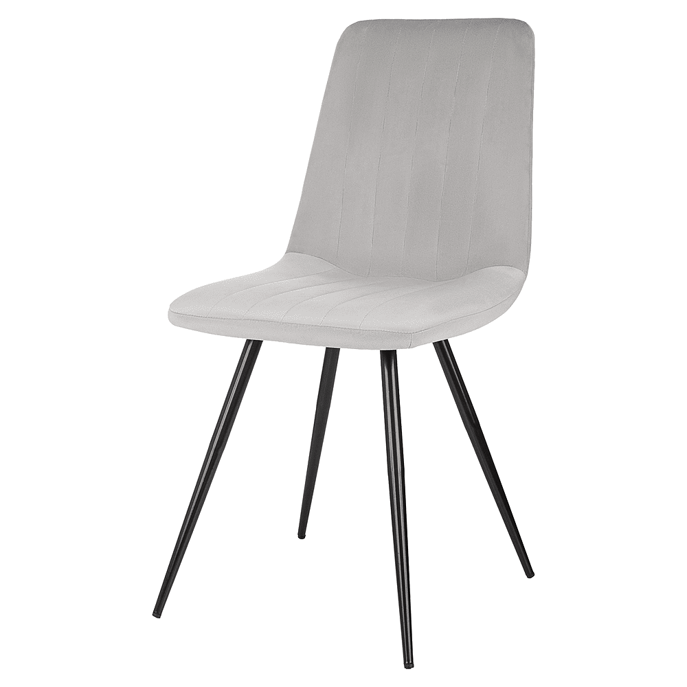 Стул Бюрократ "CH-K6_4", ткань, светло-серый, металл, комплект 4 штук - 4