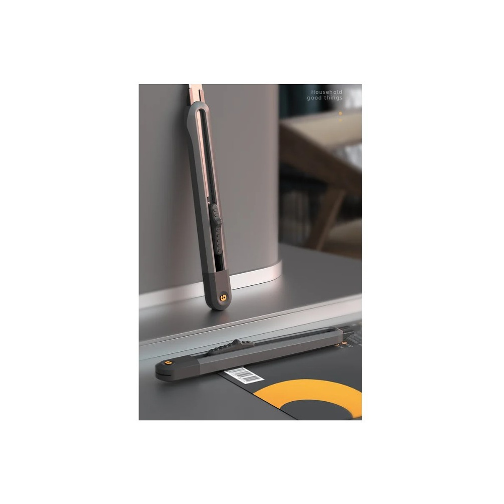 Нож для бумаги "Deli Home", 9 мм, чёрный - 4