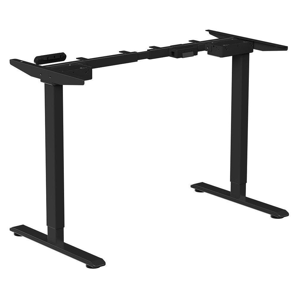 Стол с электроприводом WellDesk Prime 1300x675х18 черный/акация лэйкленд (9191461+9072453) - 5