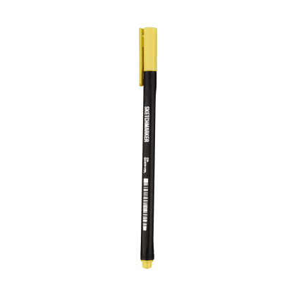 Ручка капиллярная "Sketchmarker Artist fine pen", 0.4 мм, желтый