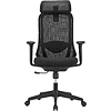 Кресло для руководителя SitZone U-090A, сетка, ткань, пластик, черный, -30% - 2