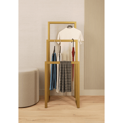 Вешалка напольная ALLERD 120 GEON, золотой - 2