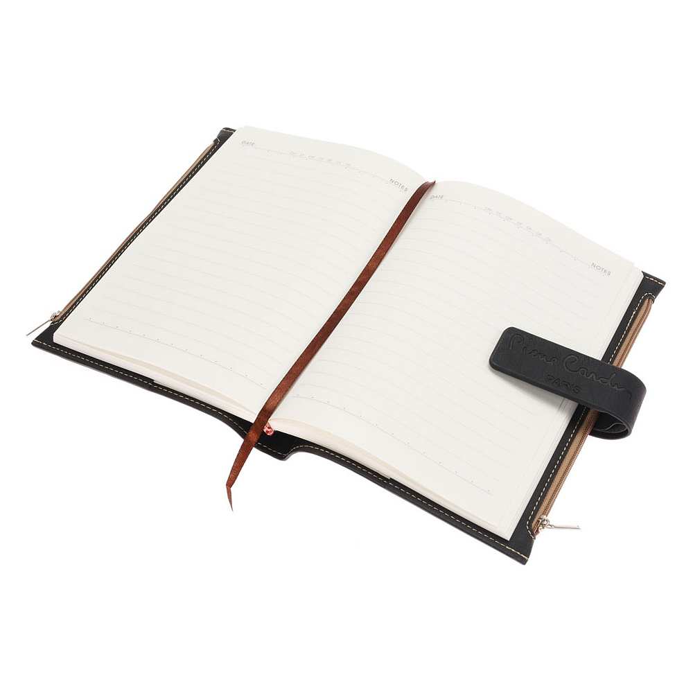 Книга записная "Pierre Cardin", А5, 256 листов, линованный, черный - 5