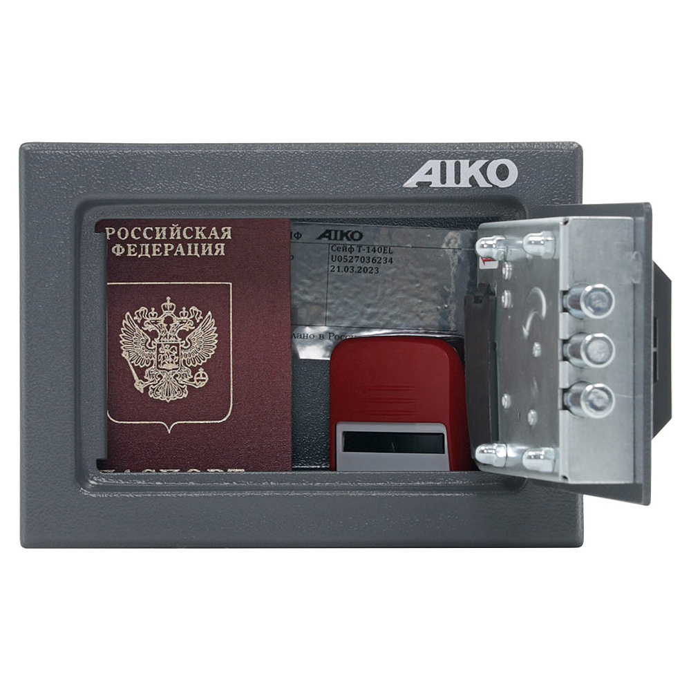 Сейф мебельный Т-140 EL, 140x195x140 мм - 3