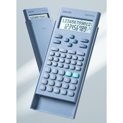 Калькулятор научный Deli Core "D82MS Plus", 240F-10+2 разряда, светло-синий  - 3
