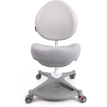 Кресло детское SingBee Cobee 138, ткань, серый, пластик, корпус серый, подставка для ног, с чехлом серым - 2