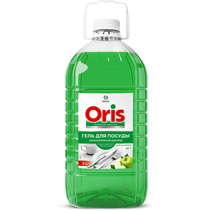 Средство для мытья посуды "Oris зеленое яблоко", 5 л