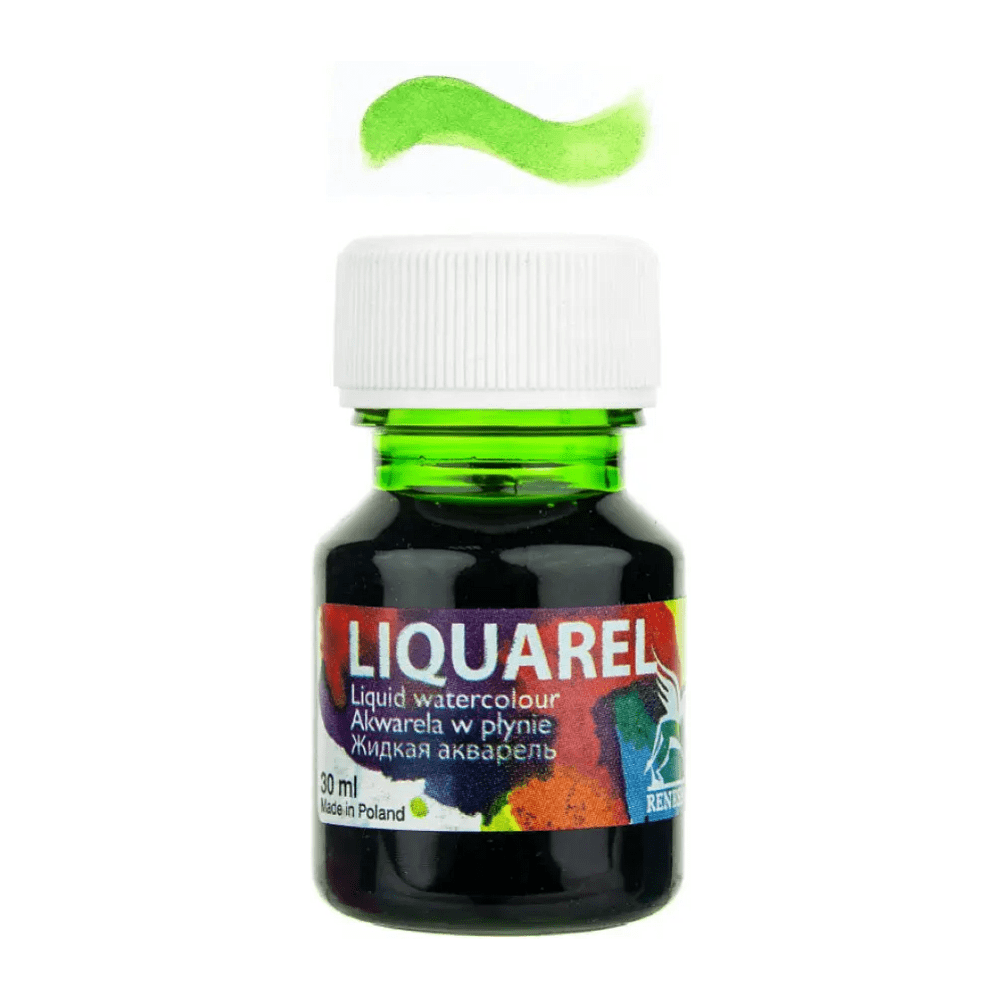 Акварель жидкая "Liquarel", 152 зелёный светлый, 30 мл