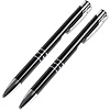 Набор "Claremont" ручка шариковая автоматическая и карандаш автоматический, черный, серебристый - 2