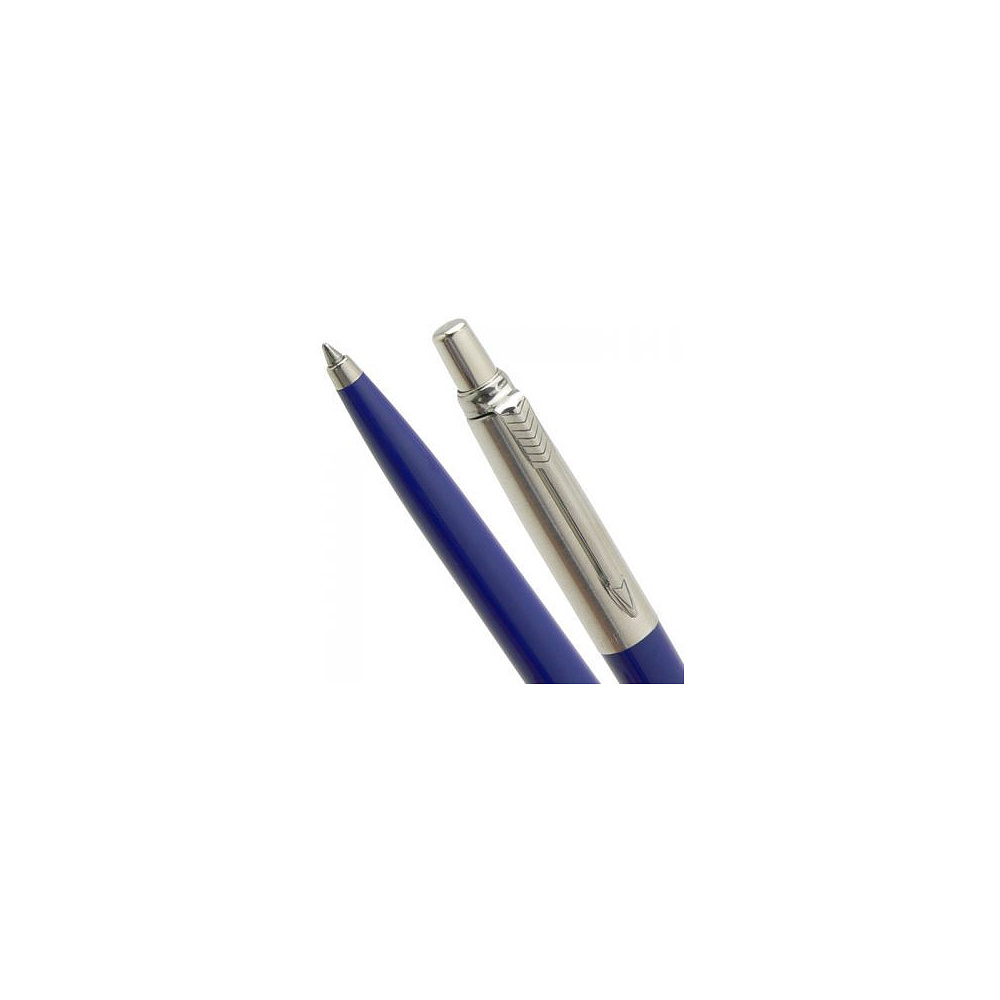 Ручка шариковая автоматическая "Parker Jotter Royal Blue CT", 1.0 мм, синий, серебристый, стерж. синий - 3