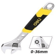 Ключ разводной "Deli" 300 мм, 0-36мм