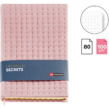 Блокнот Miquelrius "Midnight Glitter", А5, 80 листов, розовый