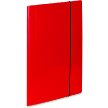 Папка на резинке "VauPe", A4, 20 мм, картон, красный