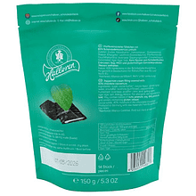 Шоколад темный "Halloren. Thins Mints", 150 гр, с мятной начинкой