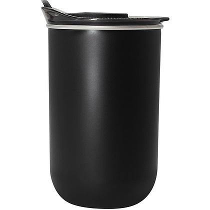 Кружка термическая "Light", металл, пластик, 330 мл, черный
