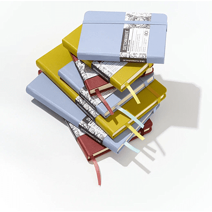 Скетчбук "Sketchmarker", 13х21 см, 140 г/м2, 80 листов, горчичный - 9