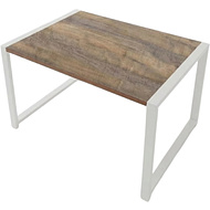 Стол журнальный ALLERD RION, белый муар, Австралийское дерево