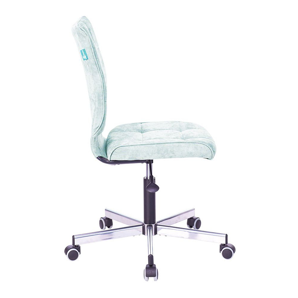 Кресло для персонала "Бюрократ СH-330M/LT", ткань, металл, серо-голубой - 3