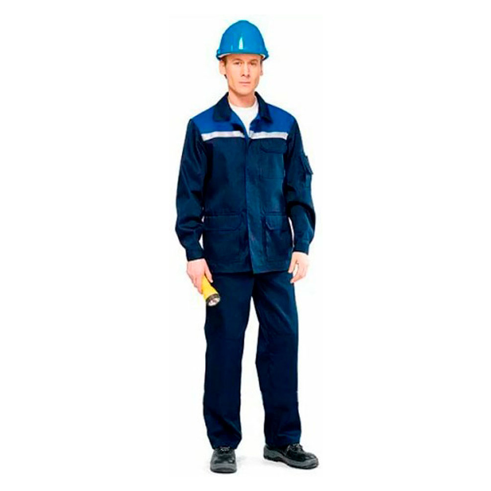 Костюм "Стандарт-1" летний, куртка и брюки, р-р 52-54, рост 182-188 см, темно-синий