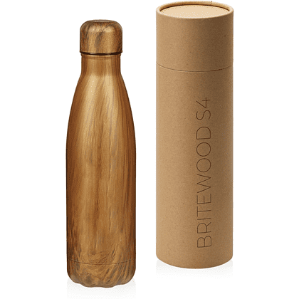 Бутылка для воды "Britewood S4", 500 мл, коричневый - 3