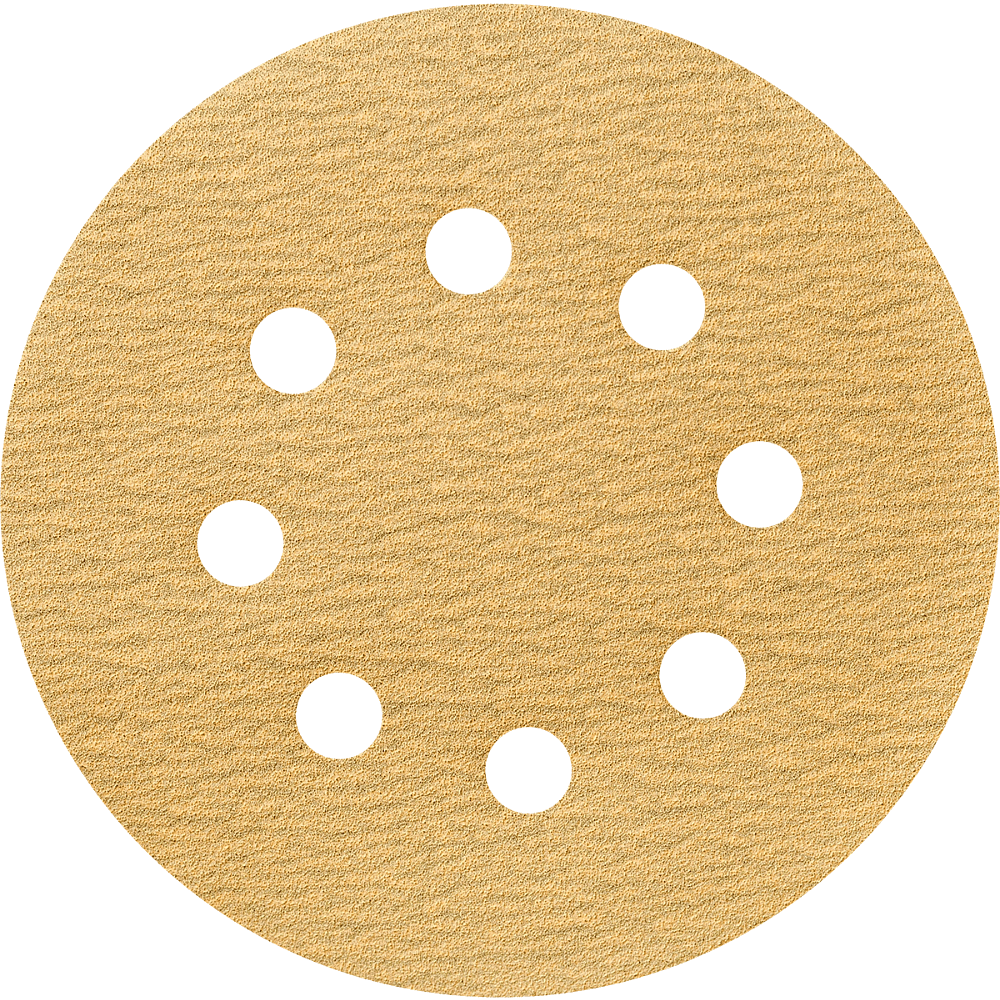 Круг шлифовальный абразивный Krugo Master, 8 отверстий, d125, p.320, 10 штук