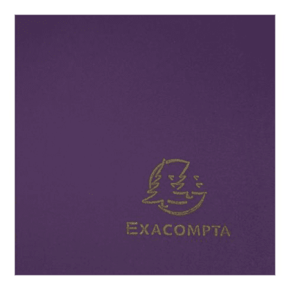Папка на резинках "Exacompta", A4, 15 мм, полипропилен, фиолетовый - 3